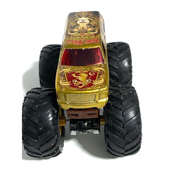 Hot Wheels Lion's Share Gold Monster Trucks Loose Die Cast Toy Car 1:64 - Picture 2 of 7
